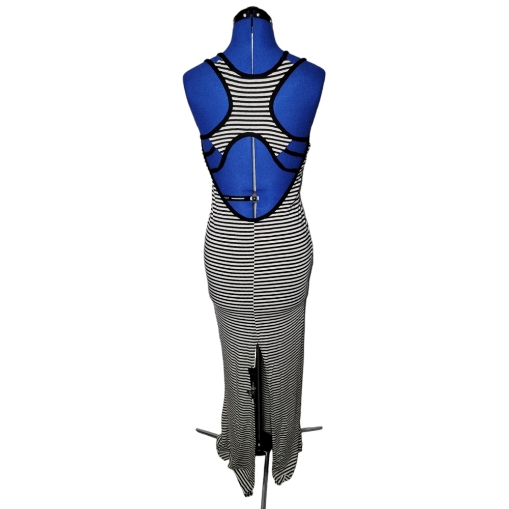 Striped Racerback Maxi Dress - Picture 2 of 5